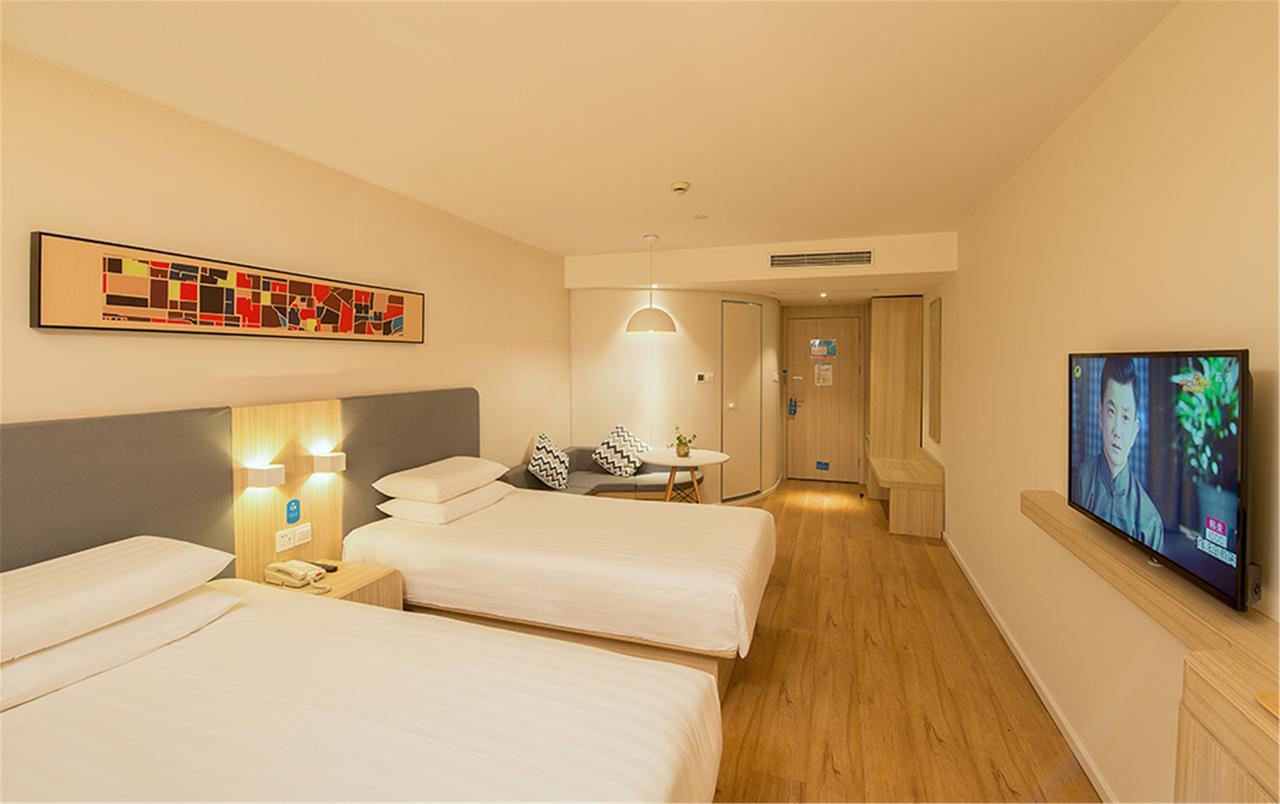 Hanting Express Shanghai Jiazhan Road Bagian luar foto